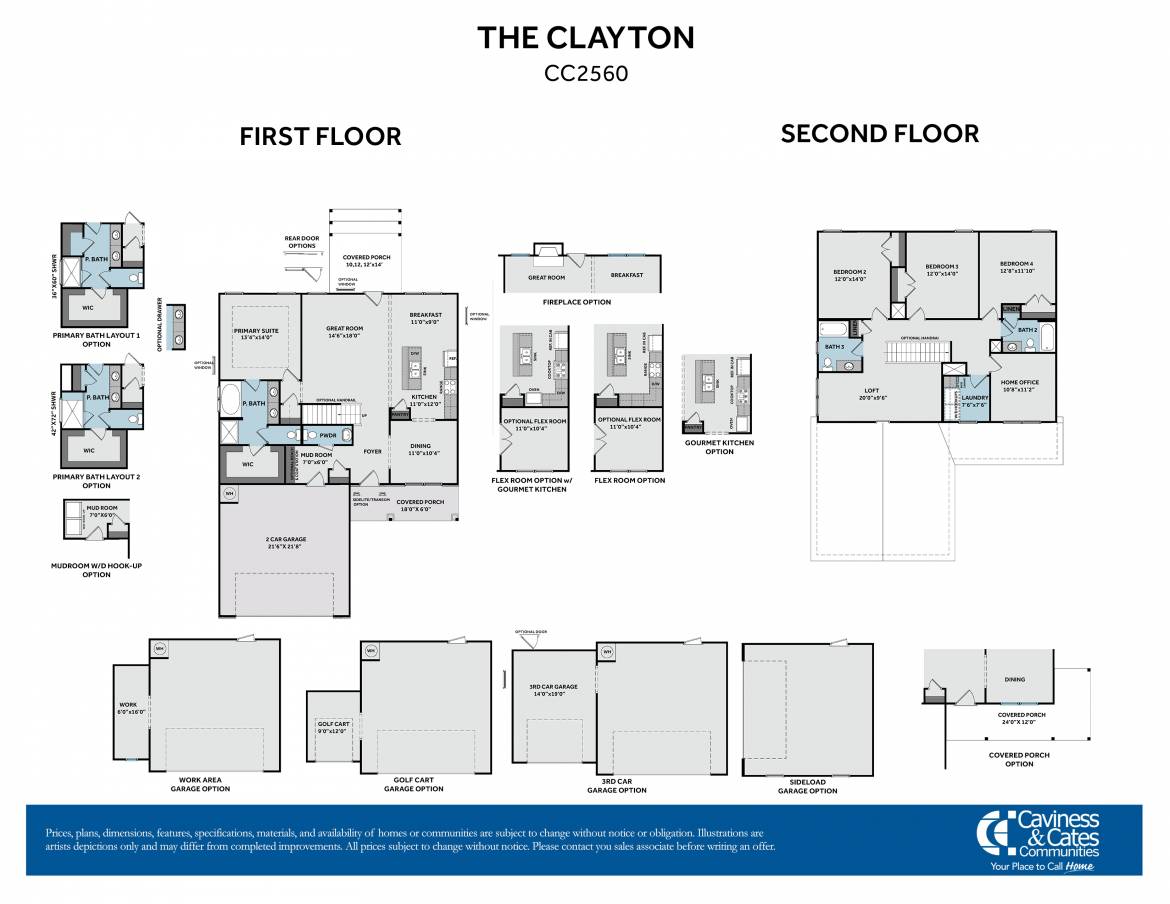 Clayton floorplan image of Clayton floorplan