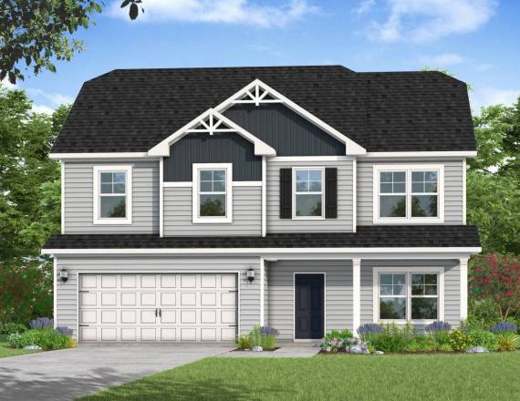 Elevation E - No Stone render